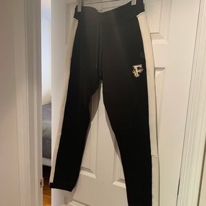 PUMA x Fenty black sweatpants with white stripe